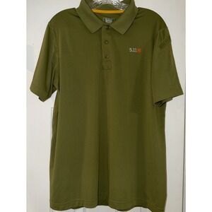 5.11 Tactical Series Polo Shirt Mens Medium Olive Green